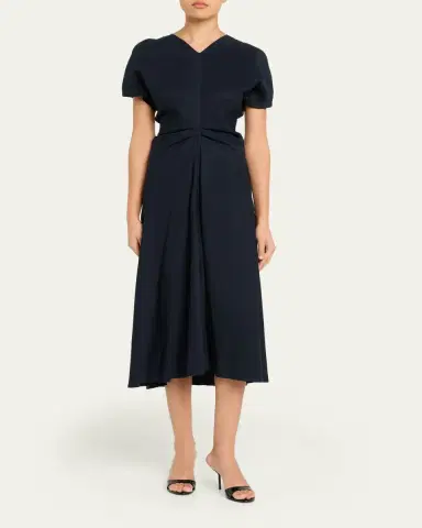 A.L.C. Rem Gathered Midi Dress | Thumbnail 2