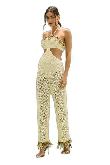 PatBo FRIDA MESH JUMPSUIT | Thumbnail 1