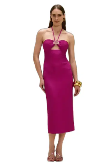 PatBo HILDA KNIT MIDI DRESS | Thumbnail 1