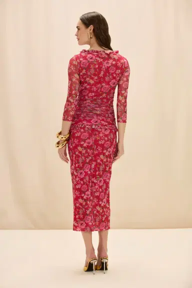 PatBo PEONY MIDI DRESS | Thumbnail 3
