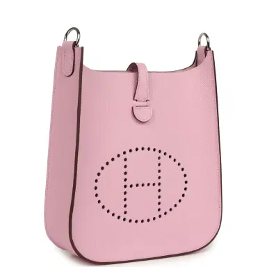 HERMÈS Hermes Evelyne Sellier TPM Mauve Sylvestre Epsom Palladium Hardware | Thumbnail 2 HERMÈS Hermes Evelyne Sellier TPM Mauve Sylvestre Epsom Palladium Hardware | Thumbnail 2