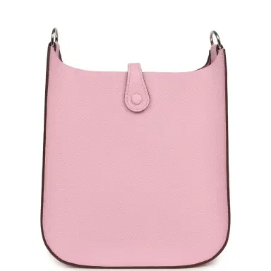 HERMÈS Hermes Evelyne Sellier TPM Mauve Sylvestre Epsom Palladium Hardware | Thumbnail 4 HERMÈS Hermes Evelyne Sellier TPM Mauve Sylvestre Epsom Palladium Hardware | Thumbnail 4