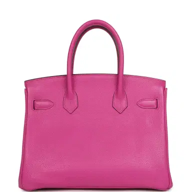 HERMÈS Pre-owned Hermes Birkin 30 Magnolia Clemence Palladium Hardware | Thumbnail 4 HERMÈS Pre-owned Hermes Birkin 30 Magnolia Clemence Palladium Hardware | Thumbnail 4