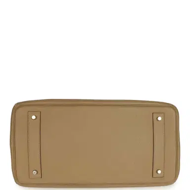 HERMÈS Vintage Hermes Shoulder Birkin 42 JPG Poussiere Clemence Palladium Hardware | Thumbnail 6 HERMÈS Vintage Hermes Shoulder Birkin 42 JPG Poussiere Clemence Palladium Hardware | Thumbnail 6