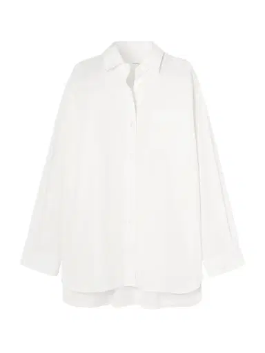 AGOLDE + Maria Mcmanus Oversized Organic Cotton-poplin Shirt | Thumbnail 1 AGOLDE + Maria Mcmanus Oversized Organic Cotton-poplin Shirt | Thumbnail 1