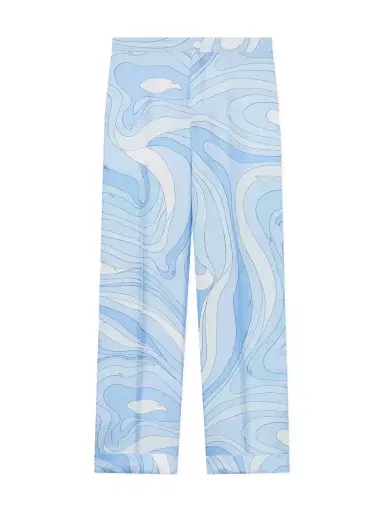 PUCCI Marmo Print Silk Pants | Thumbnail 1 PUCCI Marmo Print Silk Pants | Thumbnail 1