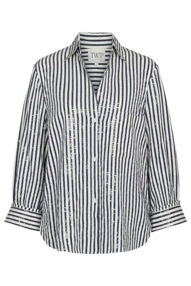 TWP SHIRT/NEXT MORNING IN COTTON SEQUINS | Thumbnail 1