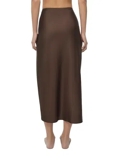 Simkhai Women's Eiana Shell Midi-Skirt - Chocolate - Size XS | Thumbnail 5 Simkhai Women's Eiana Shell Midi-Skirt - Chocolate - Size XS | Thumbnail 5