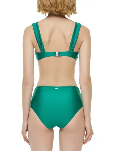 Simkhai Women's Anniston Bikini Top - Kelly Green - Size XS | Thumbnail 5