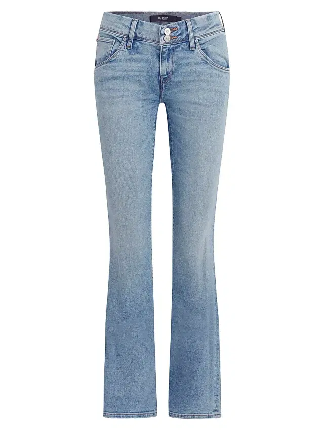Hudson Jeans Women's Beth Mid-Rise Baby Boot-Cut Jeans - Motion
