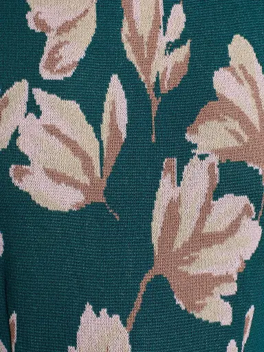 Misook Women's Floral A-Line Minidress - Spruce Cherry Blossom - Size XXL | Thumbnail 7 Misook Women's Floral A-Line Minidress - Spruce Cherry Blossom - Size XXL | Thumbnail 7