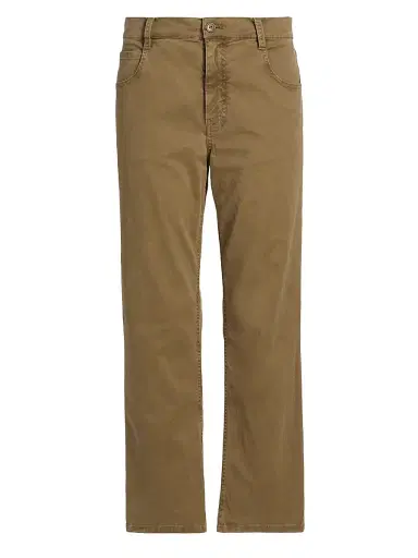 Nili Lotan Women's Lorimer Stretch-Cotton Crop Pants | Thumbnail 1 Nili Lotan Women's Lorimer Stretch-Cotton Crop Pants | Thumbnail 1