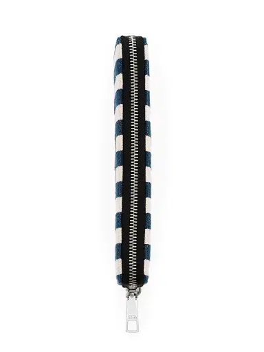 Marc Jacobs Women's Striped Canvas Wallet - Blue Sea Multi | Thumbnail 4 Marc Jacobs Women's Striped Canvas Wallet - Blue Sea Multi | Thumbnail 4
