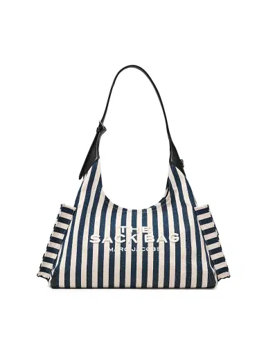 Marc Jacobs Women's The Stripe Canvas Belted Sack Bag | Thumbnail 1