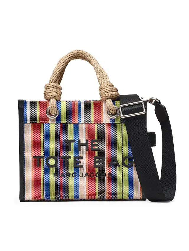 Marc Jacobs Women's The Stripe Mesh  Tote Bag - Red Multi
