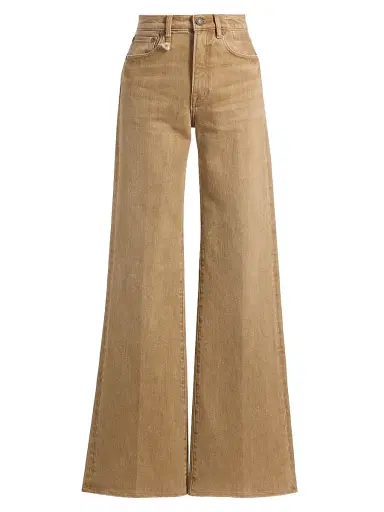 R13 Women's Charlotte Flared Jeans - Olive Green Haze Stretch - Size 27 | Thumbnail 1 R13 Women's Charlotte Flared Jeans - Olive Green Haze Stretch - Size 27 | Thumbnail 1