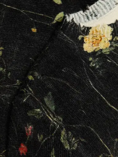 R13 Women's Floral Cashmere Top - Multicolor Floral | Thumbnail 7 R13 Women's Floral Cashmere Top - Multicolor Floral | Thumbnail 7