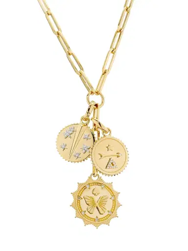 Foundrae Women's Reverie, Dream & Resilience: The Path To Joy 18K Yellow Gold & 0.14 TCW Diamond Link Chain Necklace - Yellow Gold | Thumbnail 1 Foundrae Women's Reverie, Dream & Resilience: The Path To Joy 18K Yellow Gold & 0.14 TCW Diamond Link Chain Necklace - Yellow Gold | Thumbnail 1