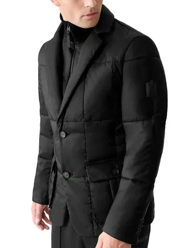 Mackage Men's Keaton 2-In-1 Quilted Blazer - Black | Thumbnail 6