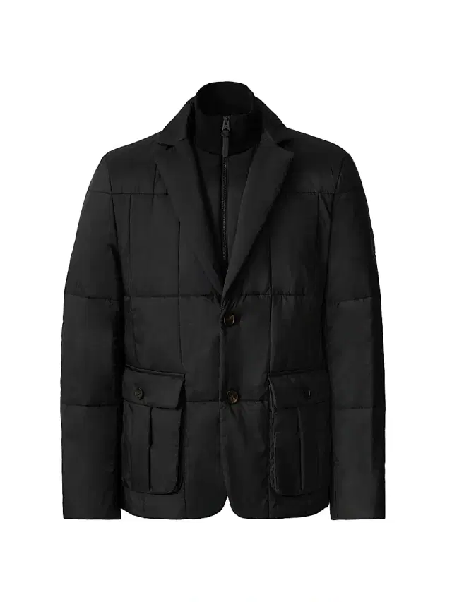 Mackage Men's Keaton 2-In-1 Quilted Blazer - Black