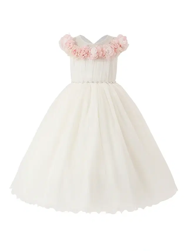 Tulleen Little Girl's & Girl's Silvera Dress - White