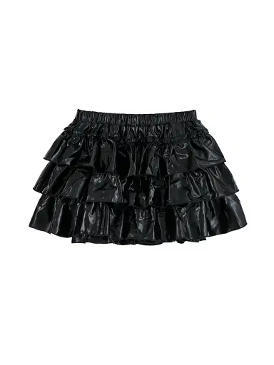 Mimi Tutu Little Girl's & Girl's Tiered Mini Skirt - Black - Size 10 | Thumbnail 1