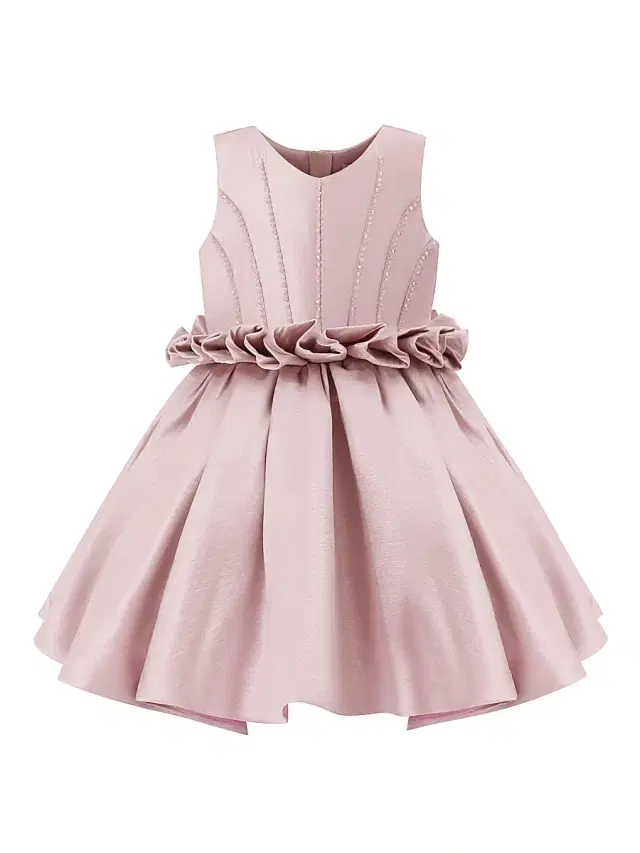 Tulleen Baby Girl's Luminara Dress - Purple 12 Months