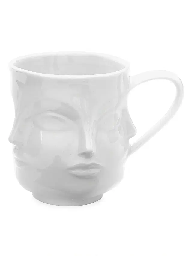 Jonathan Adler Muse Dora Maar Porcelain Mug - White