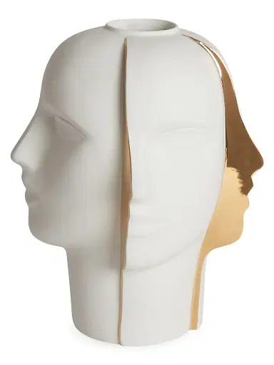 Jonathan Adler Muse Porcelain Atlas Split Vase | Thumbnail 2