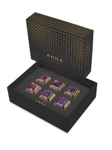 Anna New York Vida Amethyst 6-Piece Whiskey Cube Set | Thumbnail 1 Anna New York Vida Amethyst 6-Piece Whiskey Cube Set | Thumbnail 1