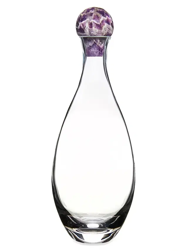 ANNA New York Elevo Crystal & Cape Amethyst Decanter