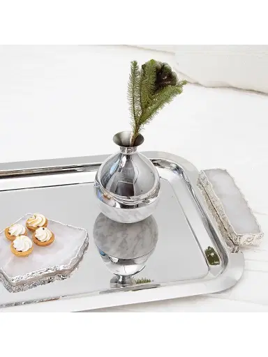 Anna New York Dual Bud Vase Carrara | Thumbnail 2 Anna New York Dual Bud Vase Carrara | Thumbnail 2