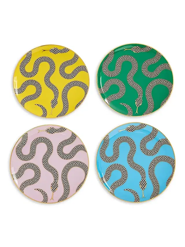Jonathan Adler Eden 4-Piece Small Plates Set