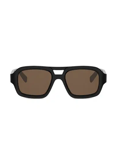 Celine Men's 3 Dots 53MM Pilot Sunglasses - Black Brown | Thumbnail 2