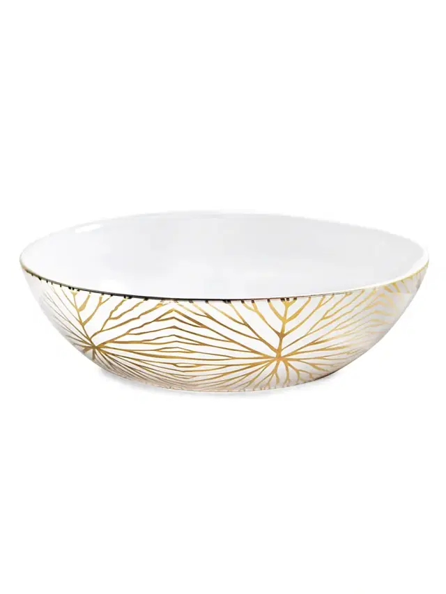 ANNA New York Lily Pad Serving Bowl - White