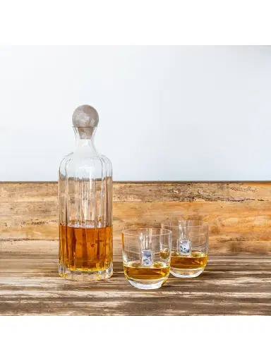 Anna New York Elevo Crystal & Agate Decanter | Thumbnail 4 Anna New York Elevo Crystal & Agate Decanter | Thumbnail 4