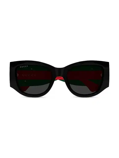 Gucci Women's New Pop Web 55MM Square Sunglasses | Thumbnail 2 Gucci Women's New Pop Web 55MM Square Sunglasses | Thumbnail 2
