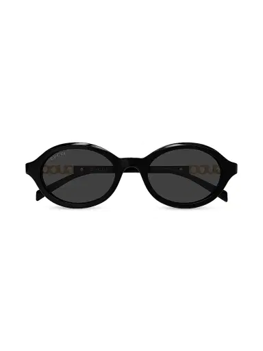 Gucci Women's Block 51MM 3D Logo Oval Sunglasses | Thumbnail 2 Gucci Women's Block 51MM 3D Logo Oval Sunglasses | Thumbnail 2