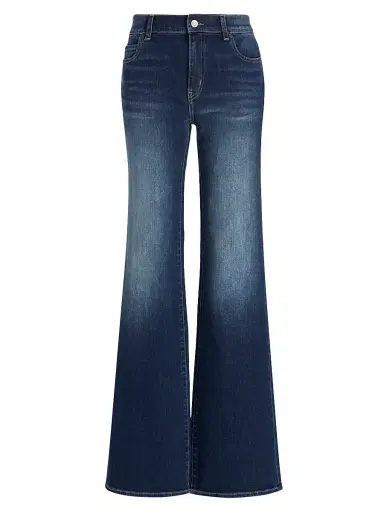 Kobi Halperin Women's Eden Denim Low-Rise Flared Jeans | Thumbnail 1 Kobi Halperin Women's Eden Denim Low-Rise Flared Jeans | Thumbnail 1