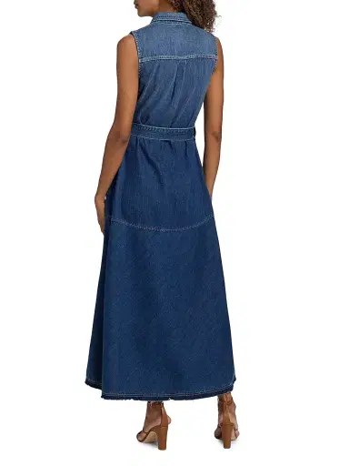 Kobi Halperin Women's Addison Denim Self-Belt Maxi Shirtdress | Thumbnail 5 Kobi Halperin Women's Addison Denim Self-Belt Maxi Shirtdress | Thumbnail 5