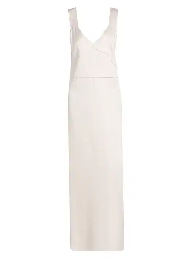 TOTEME Women's Satin V-Neck Slip Dress - Bloom | Thumbnail 1