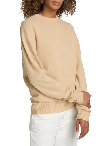 TOTEME Women's Classic Cashmere Sweater - Pale Apricot - Size XL | Thumbnail 4