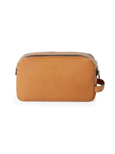 Brunello Cucinelli Cowhide Beauty Case with Double Zipper | Thumbnail 4 Brunello Cucinelli Cowhide Beauty Case with Double Zipper | Thumbnail 4