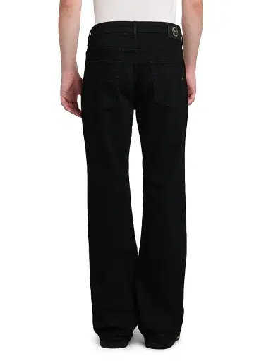 Versace Jeans Couture Men's Stretch-Denim Boocut Jeans - Black | Thumbnail 5 Versace Jeans Couture Men's Stretch-Denim Boocut Jeans - Black | Thumbnail 5