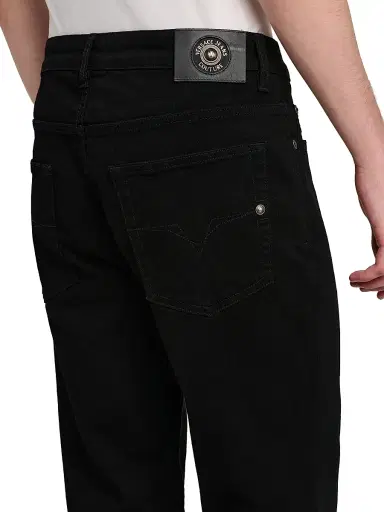 Versace Jeans Couture Men's Stretch-Denim Boocut Jeans - Black | Thumbnail 6 Versace Jeans Couture Men's Stretch-Denim Boocut Jeans - Black | Thumbnail 6