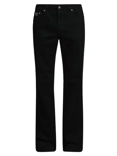 Versace Jeans Couture Men's Stretch-Denim Boocut Jeans - Black | Thumbnail 1 Versace Jeans Couture Men's Stretch-Denim Boocut Jeans - Black | Thumbnail 1