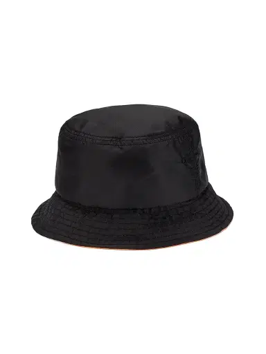 MM6 MAISON MARGIELA Men's Logo Nylon Bucket Hat - Black - Size Small | Thumbnail 2