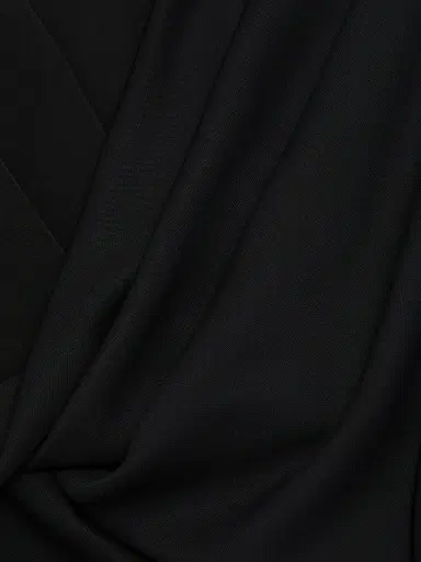 MM6 Maison Margiela Women's Fluid Surplice Blouse - Black | Thumbnail 7 MM6 Maison Margiela Women's Fluid Surplice Blouse - Black | Thumbnail 7