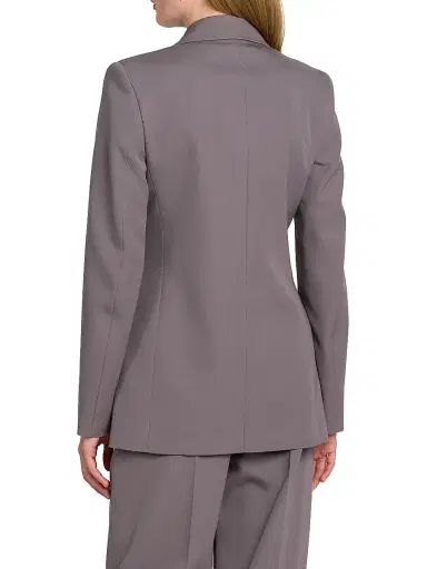 Jil Sander Women's Wool Double-Breasted Jacket - Red Lotus - Size 8 | Thumbnail 5