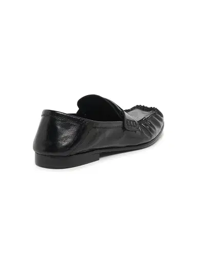 Marni Men's Leather Moccasin Loafers - Black | Thumbnail 3 Marni Men's Leather Moccasin Loafers - Black | Thumbnail 3